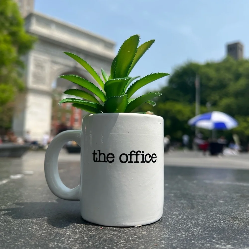 The Office Faux Plant Mug World’s Best Boss